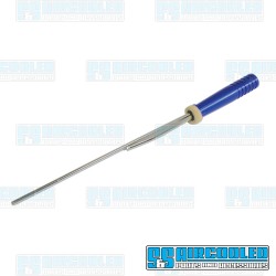 Oil Dipstick, Billet Style, Blue Oil Dipstick, Billet Style, Blue