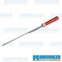 Oil Dipstick, Billet Style, Red Oil Dipstick, Billet Style, Red