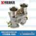 Weber VW Carburetor, 44mm IDF with Velocity Stacks, 18990.030, VW Bug, Super Beetle, Ghia, Bus, Type 3