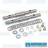 Rocker Shaft Kit, Solid Shaft w/Fixed Spacer, Includes Shims