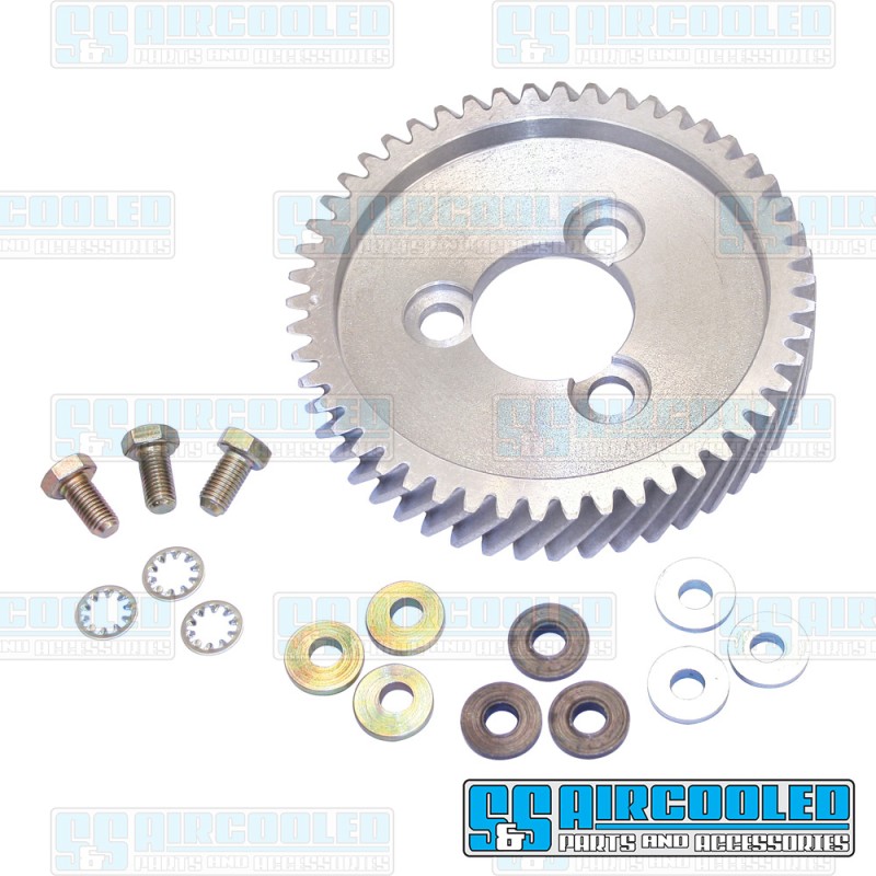 EMPI VW Camshaft Gear, Helical Cut, Adjustable, Aluminum, 21-2510-0 EMPI VW Camshaft Gear, Helical Cut, Adjustable, Aluminum, 21-2510-0