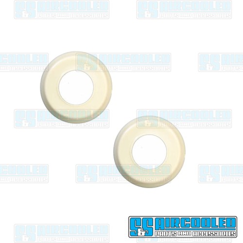 Door Handle Buffers, Left & Right, Ivory Door Handle Buffers, Left & Right, Ivory