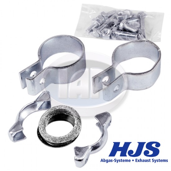 HJS VW Clamp Kit, Exhaust, Bus, Muffler to Header, German, HJS, 211298055