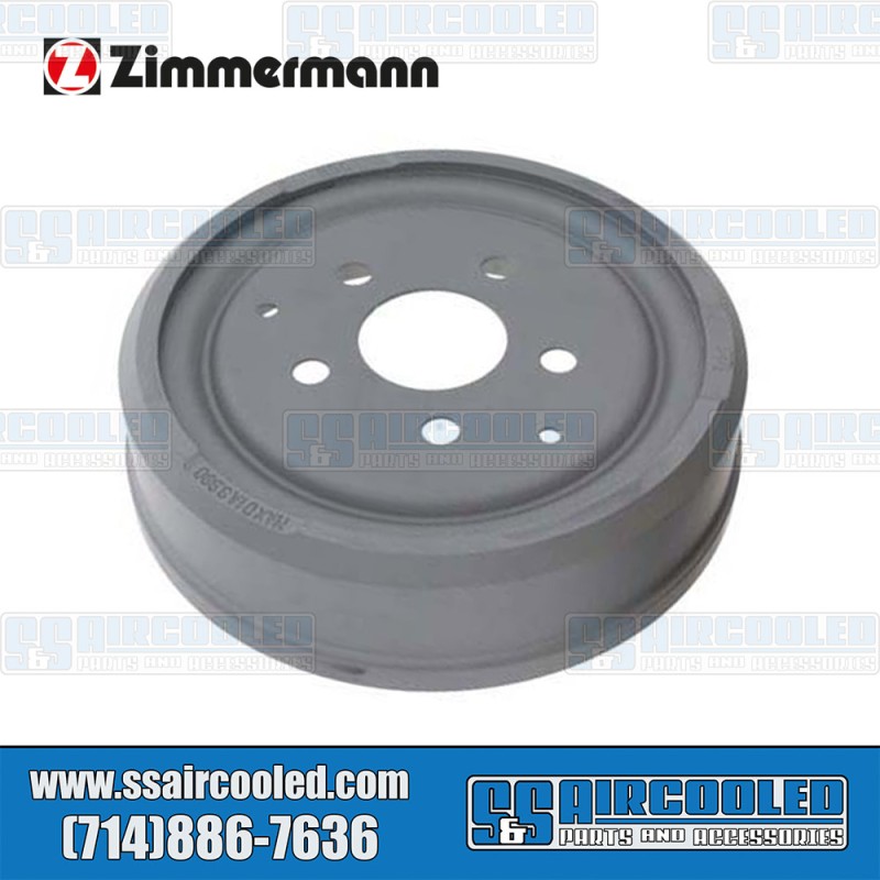 Zimmermann VW Brake Drum, Rear, 5x112mm, Left or Right, 211609615 Zimmermann VW Brake Drum, Rear, 5x112mm, Left or Right, 211609615