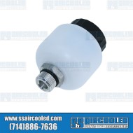 Brake Fluid Reservoir, Single Circuit, Threaded Base