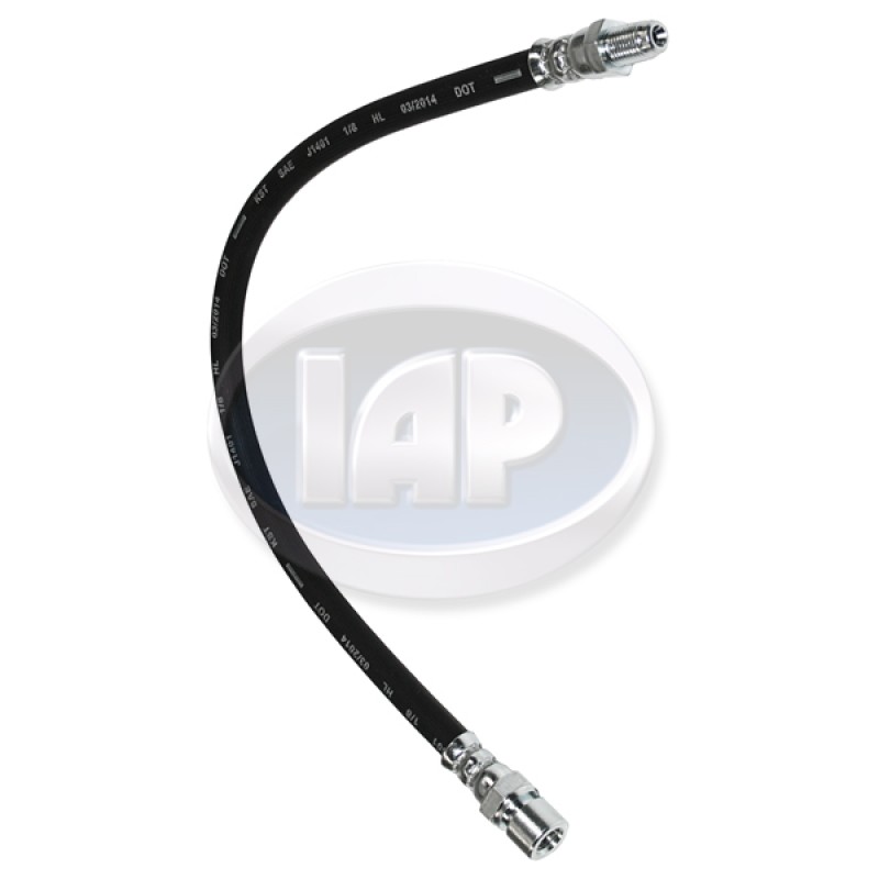 VW Brake Hose, Front, 444mm/17.5", Male-Female, Rubber, 211611701 VW Brake Hose, Front, 444mm/17.5", Male-Female, Rubber, 211611701