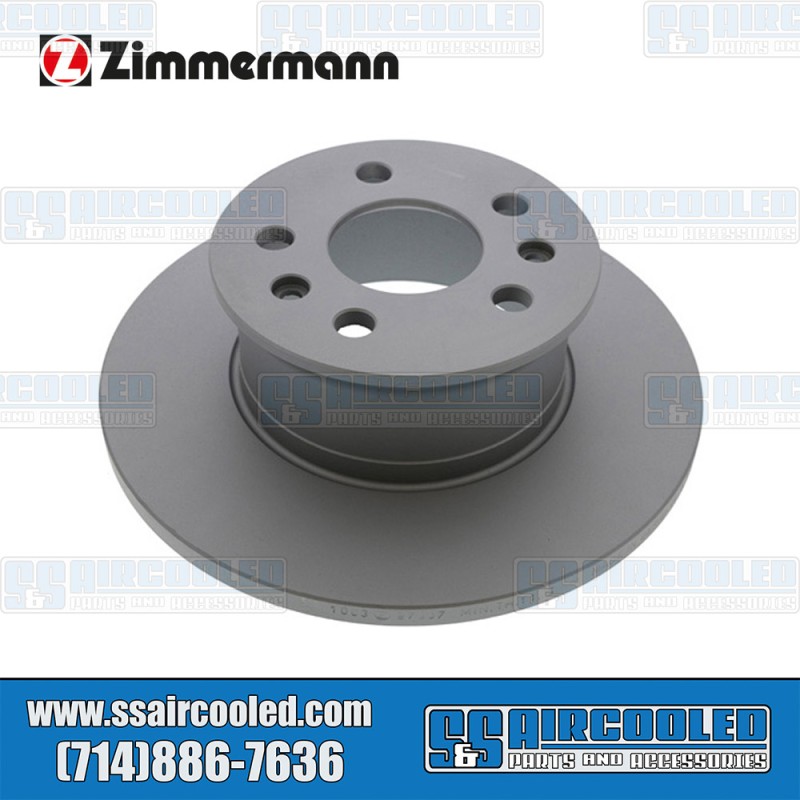 Zimmermann VW Brake Rotor, Front, 5x112mm, Left or Right, 211615301A Zimmermann VW Brake Rotor, Front, 5x112mm, Left or Right, 211615301A