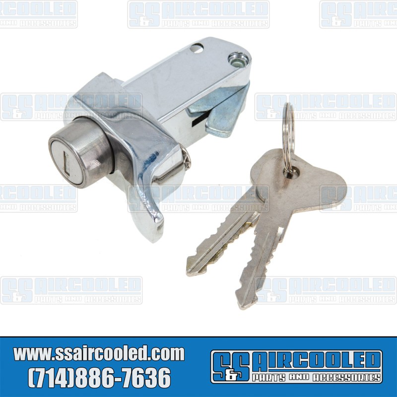 VW Engine Lid/Deck Lid Lock, Push Button w/Keys, 211827503L VW Engine Lid/Deck Lid Lock, Push Button w/Keys, 211827503L