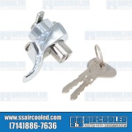 Rear Hatch Lock, Push Button w/Keys