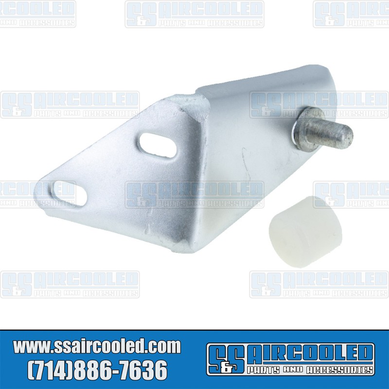 VW Sliding Door Upper Bracket, Front, Includes Bushing, 211843436B VW Sliding Door Upper Bracket, Front, Includes Bushing, 211843436B