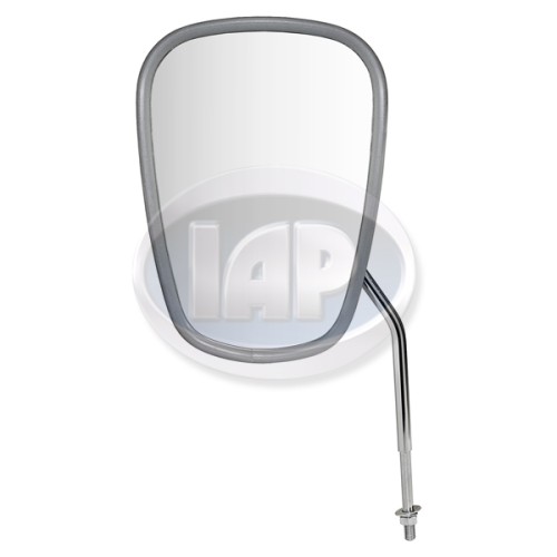 Side-View Mirror, Left or Right, Elephant Ear Style, Chrome