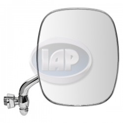 Exterior Mirror, Right, Square, Chrome, Mexico Exterior Mirror, Right, Square, Chrome, Mexico