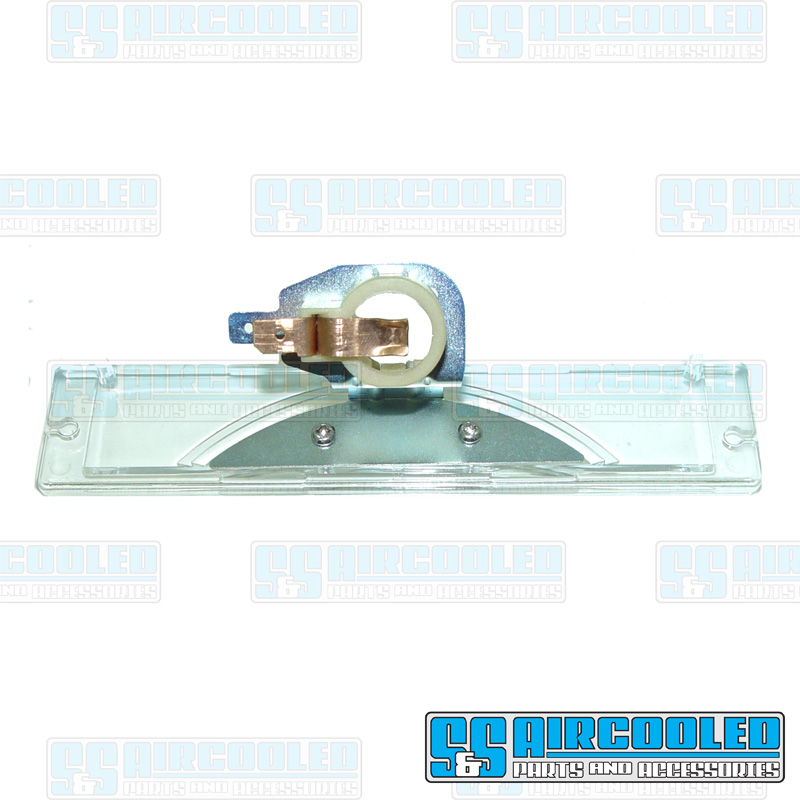 VW License Plate Light Lens w/Bulb Holder, 211943161E VW License Plate Light Lens w/Bulb Holder, 211943161E