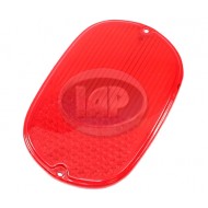Tail Light Lens, Red/Red, US Style, Left or Right