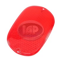 Tail Light Lens, Red/Red, US Style, Left or Right