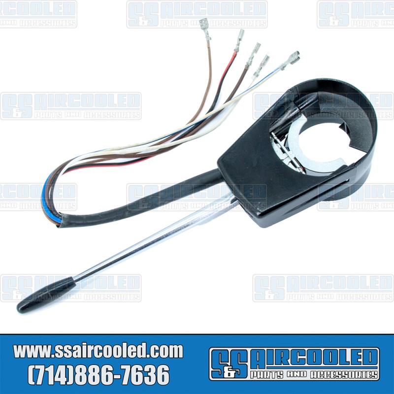 VW Turn Signal Switch, 5 Wire, Black, 211953513J VW Turn Signal Switch, 5 Wire, Black, 211953513J