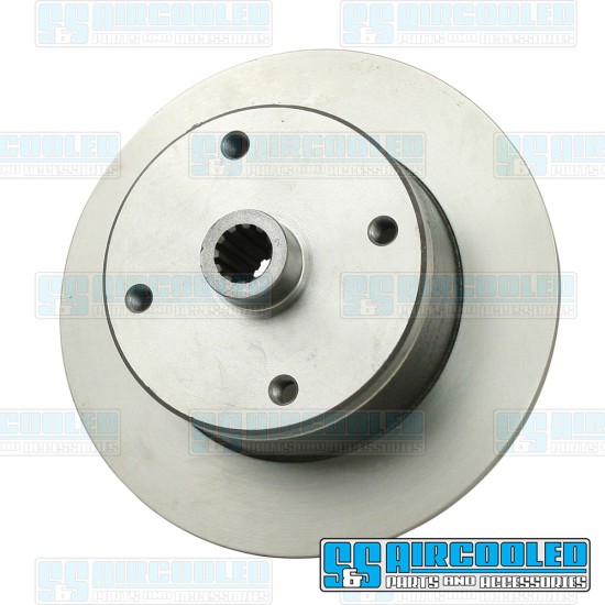 EMPI VW Brake Rotor, Rear, 4x130mm, Long Spline, 22-2841-B