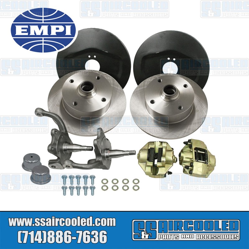 EMPI Disc Brake Kit, Front, 4x130mm, Stock Spindle, 22-2850-0, VW Bug, Ghia EMPI Disc Brake Kit, Front, 4x130mm, Stock Spindle, 22-2850-0, VW Bug, Ghia