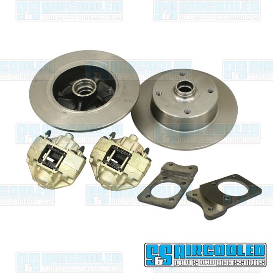 EMPI VW Disc Brake Kit, Front, 4x130mm, Bolt-On, 22-2855-0