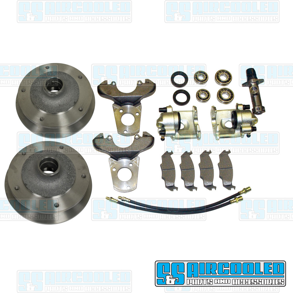 EMPI Disc Brake Kit, 2228800, Front, 5x205mm, Zero Offset, VW Bug, Ghia