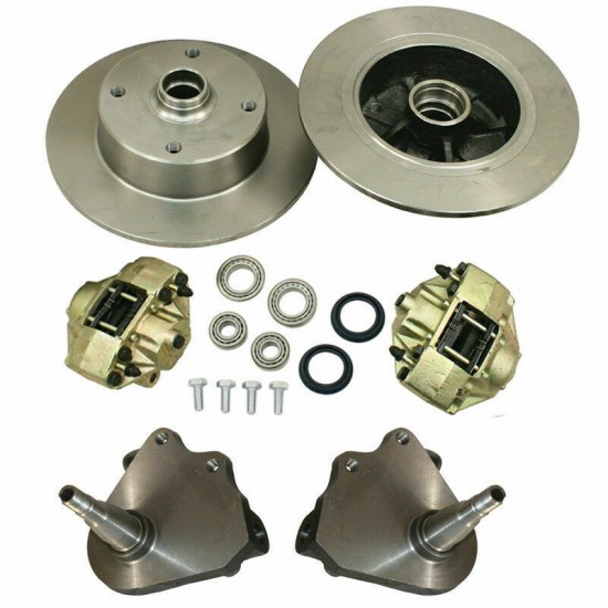 EMPI VW Disc Brake Kit, Front, Blank (No Pattern), Drop Spindle, 22-2923-0 EMPI VW Disc Brake Kit, Front, Blank (No Pattern), Drop Spindle, 22-2923-0