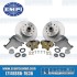 Disc Brake Kit, Front, 5x130/5x4.75, Forged Drop Spindle