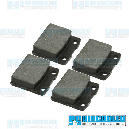 EMPI VW Brake Pads, Front, 2-Pin, REPL.PAD SET F/98-1150-B (4), 22-2890-0