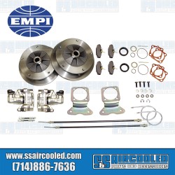 Disc Brake Kit, Rear, 5x205mm, Zero Offset, e-Brake, Stamped Brackets, Bolt-On