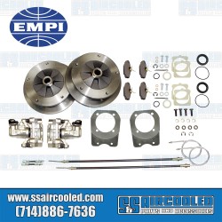 Disc Brake Kit, Rear, 5x205mm, Zero Offset, e-Brake, Cast Brackets, Bolt-On
