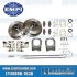 Disc Brake Kit, Rear, 5x205mm, Zero Offset, e-Brake, Cast Brackets, Bolt-On