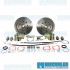 Disc Brake Kit, Rear, 5x130mm/5x4.75in, e-Brake, Cast Brackets