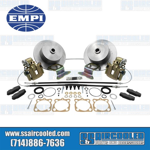Disc Brake Kit, Rear, Blank (No Pattern), e-Brake, Stamped Brackets, Bolt-On Disc Brake Kit, Rear, Blank (No Pattern), e-Brake, Stamped Brackets, Bolt-On