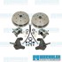 Disc Brake Kit, Front, 5x205/5x130mm, Drop Spindle
