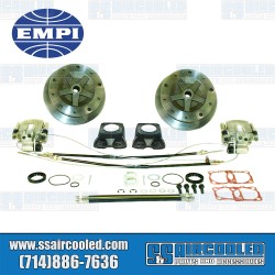 Disc Brake Kit, Rear, 5x205mm, Wide-Track, e-Brake, Cast Brackets, Bolt-On