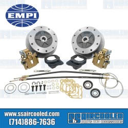 Disc Brake Kit, Rear, 5x205mm, Wide-Track, e-Brake, Cast Brackets, Bolt-On Disc Brake Kit, Rear, 5x205mm, Wide-Track, e-Brake, Cast Brackets, Bolt-On