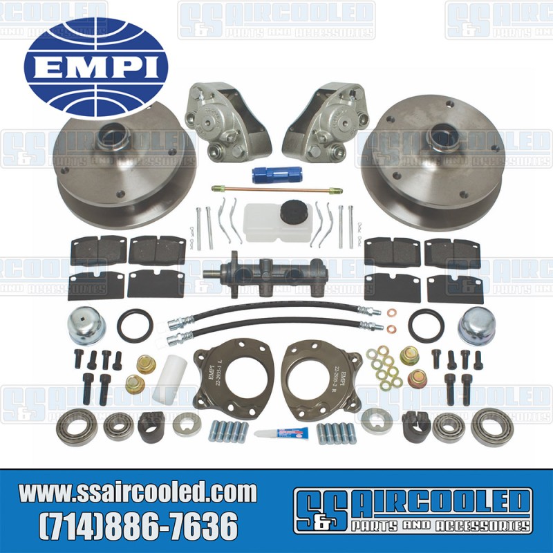 EMPI VW Disc Brake Kit, Front, 5x205mm, Bolt-On, 22-2940-0, VW Bus