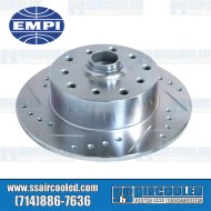 Brake Rotor, Front, 5x130/5x4.75, Drilled/Slotted, Left Brake Rotor, Front, 5x130/5x4.75, Drilled/Slotted, Left