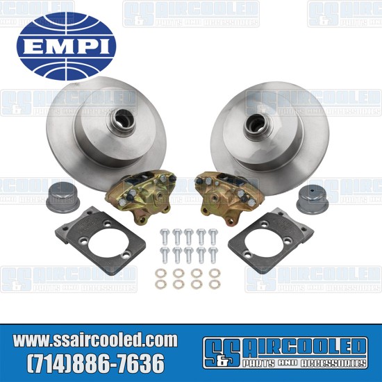EMPI VW Disc Brake Kit, Front, Blank (No Pattern), Bolt-On, 22-2984-0 EMPI VW Disc Brake Kit, Front, Blank (No Pattern), Bolt-On, 22-2984-0