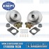 Disc Brake Kit, Front, Blank (No Pattern), Bolt-On