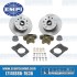 Disc Brake Kit, Front, 5x130/5x4.75, Bolt-On