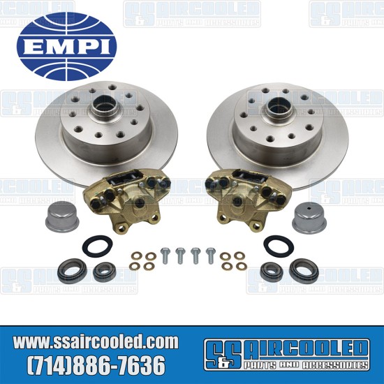 EMPI Disc Brake Kit, Front, 5x130/5x4.75, Bolt-On, 22-3029-0, VW Bug, Ghia EMPI Disc Brake Kit, Front, 5x130/5x4.75, Bolt-On, 22-3029-0, VW Bug, Ghia