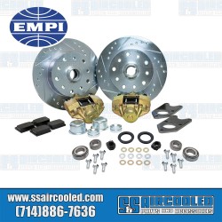 Disc Brake Kit, Front, 5x130/5x4.75, Drilled and Slotted, Bolt On Disc Brake Kit, Front, 5x130/5x4.75, Drilled and Slotted, Bolt On
