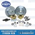 Disc Brake Kit, Front, 5x130/5x4.75, Drilled and Slotted, Bolt On