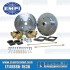 Disc Brake Kit, Front, 4x130mm, Drilled and Slotted, Bolt-On