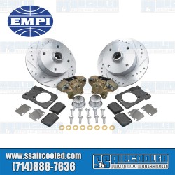 Disc Brake Kit, Front, 4x130, Drilled and Slotted, Bolt-On Disc Brake Kit, Front, 4x130, Drilled and Slotted, Bolt-On