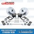 Disc Brake Kit, Front, 4x130mm, Wilwood Calipers, Bolt-On, Black