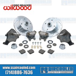 Disc Brake Kit, Front, 4x130mm, Wilwood Calipers, Drop Spindle