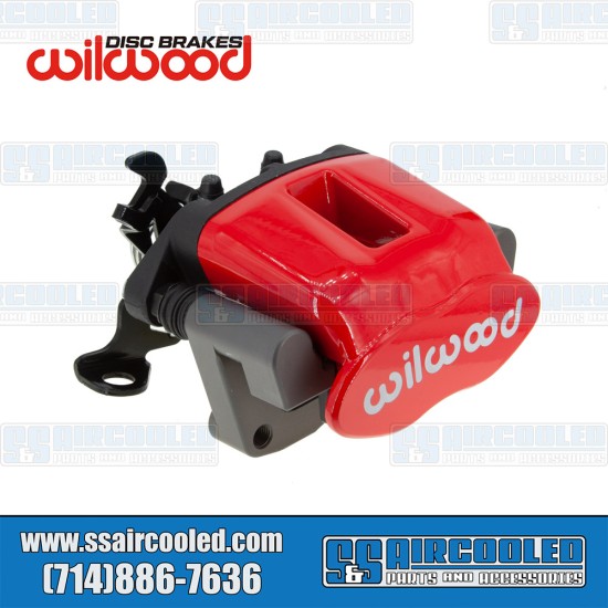 Brake Caliper, Rear, e-Brake, Left, Red