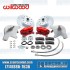Disc Brake Kit, Front, 5x130/5x4.75, Wilwood 4-Piston Calipers, Forged Drop Spindle, Red
