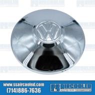 Hub Cap, 4-Lug, VW Logo, Chrome Hub Cap, 4-Lug, VW Logo, Chrome